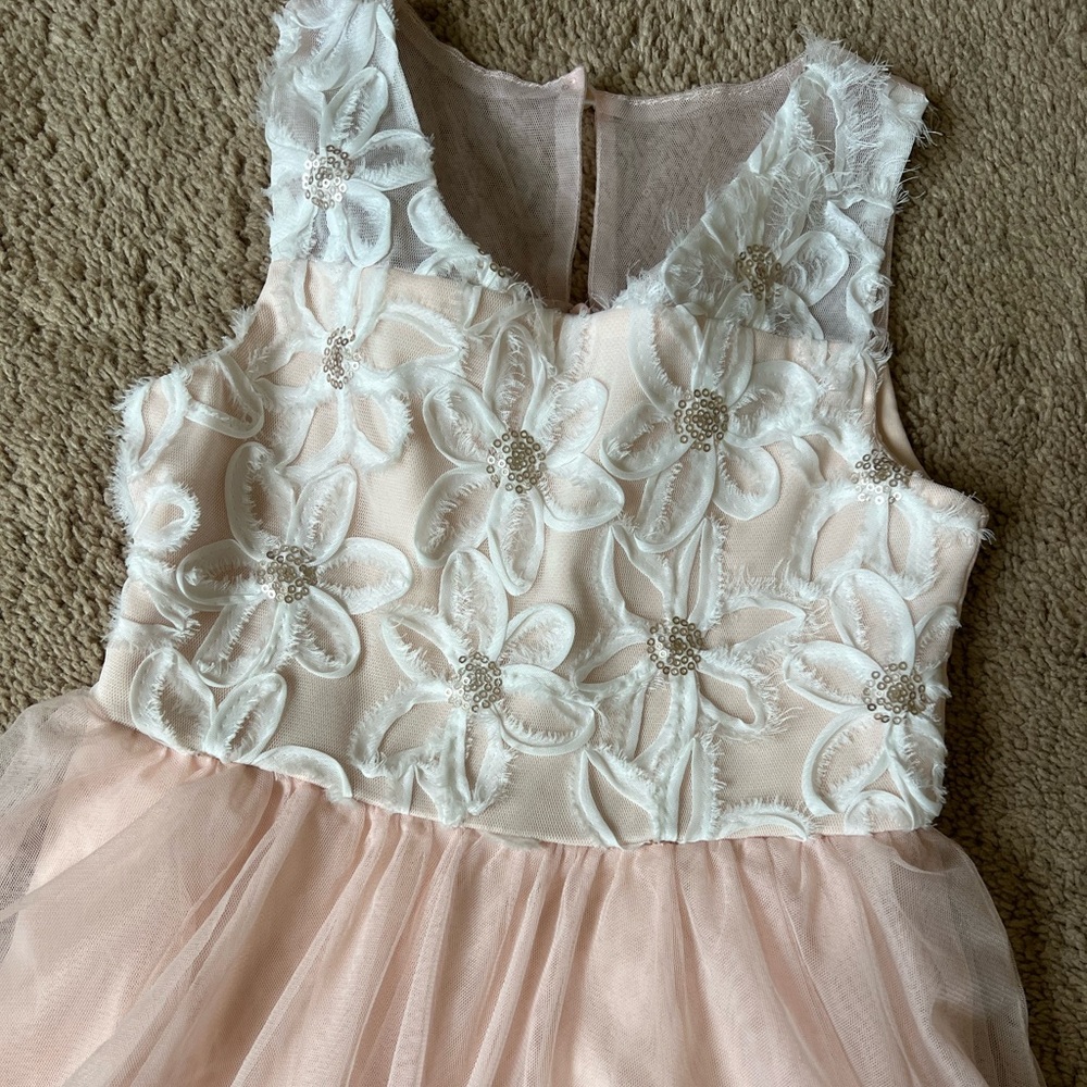 Girls Flower Girl Dress size 8 EUC